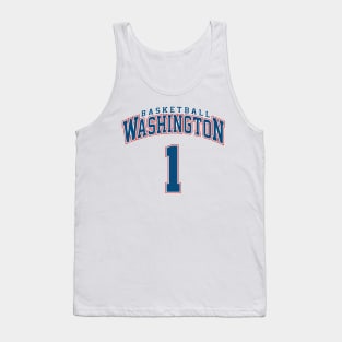 Washington Basketball - Player Number 1 Tank Top